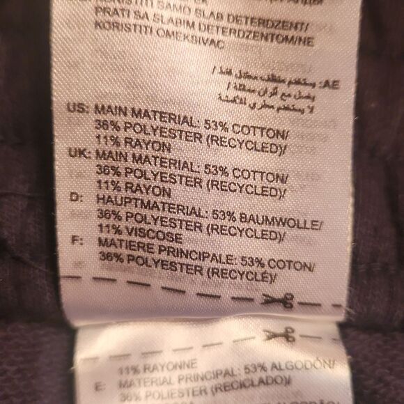 Adidas Jogger Athletic Drawstring Sporty Sweatpants, XL, Black & White Logo - Picture 7 of 7